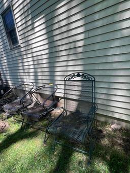 Outdoor Wrought Iron Chairs