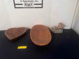 Dough Bowls & Wooden Duck