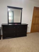 6 Drawer Dresser with Mirror