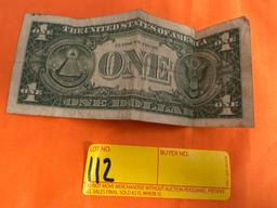 1957 Series Silver Certificate One Dollar Bill