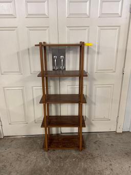 Five Tier Wooden Shelf Unit
