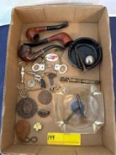 Key chains, Pipe, ash trays & more
