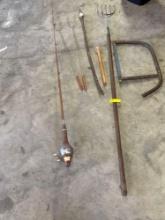 Fishing Pole, Frog gigging pole, Tree saw