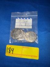5 Bicentennial Kennedy Half Dollars