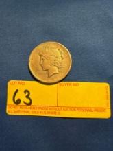 1921 Peace Silver Dollar