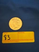 1923 Peace Silver Dollar