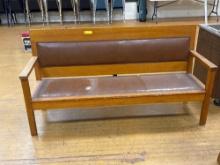Antique Elks Lodge Bench