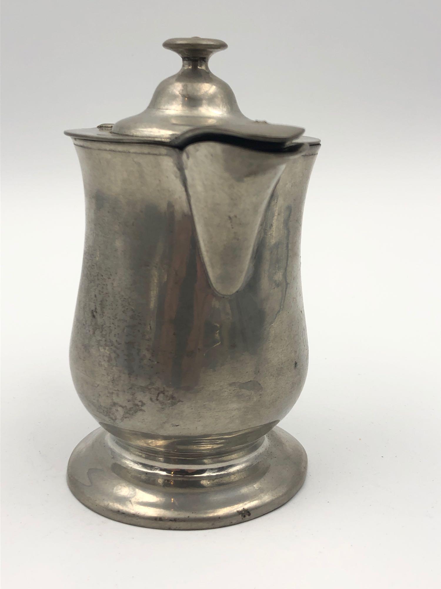 Syrup W/lid late 19th century