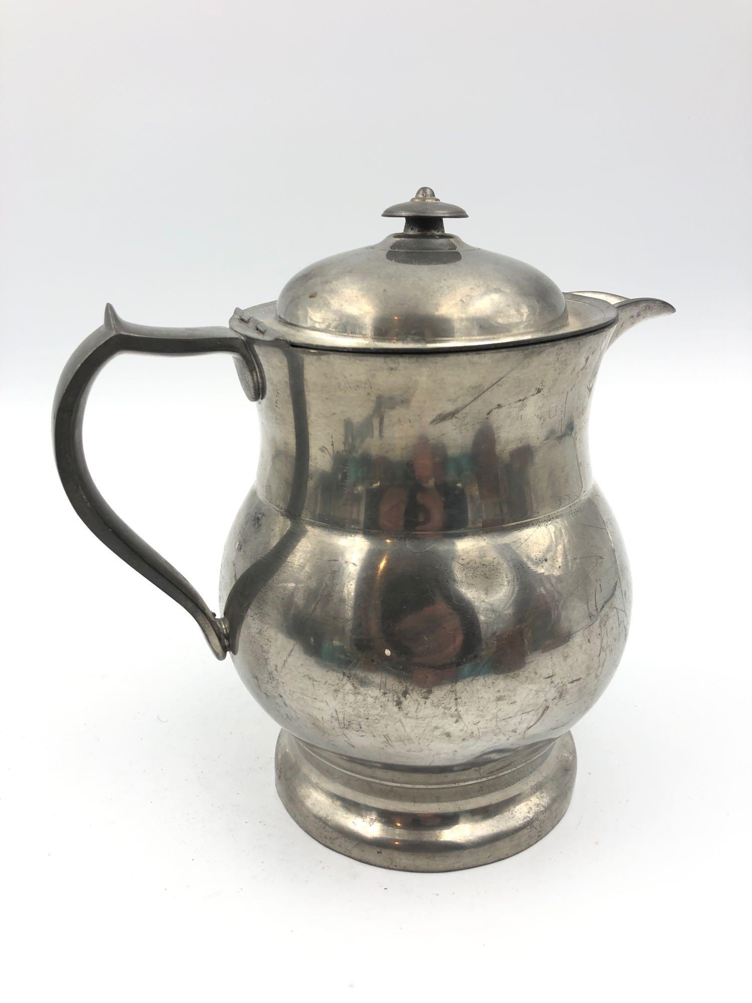 Henry Ford Museum pitcher with lid