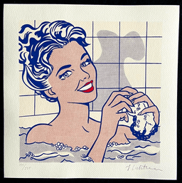 Roy Lichtenstein 'Look at Mickey Mouse - 1986' Limited Edition Lithograph