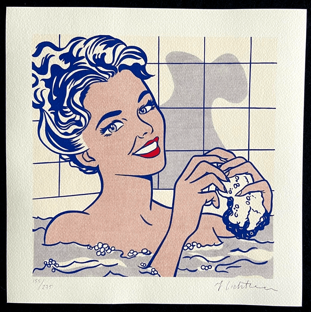 Roy Lichtenstein 'Look at Mickey Mouse - 1986' Limited Edition Lithograph