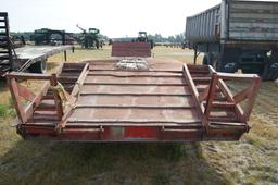 1980 Lowboy drop deck trailer
