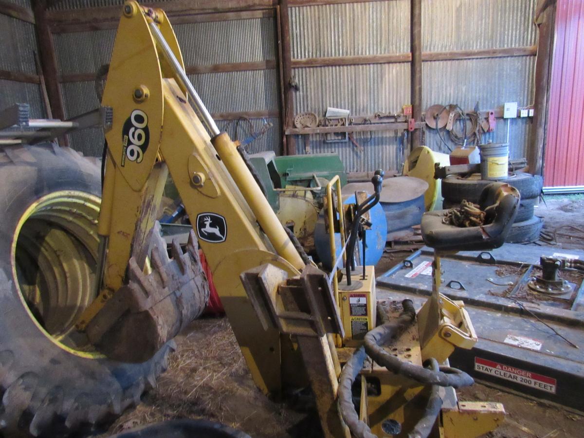 John Deere model 960 backhoe