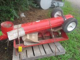 Wheat heart transfer auger 8" hyd drive (like new)
