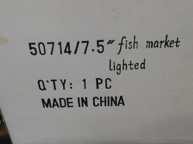 Fish Market Lighted #50714/7.5