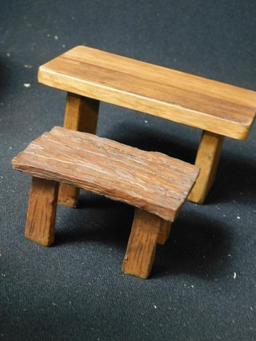2 Miniature Tables