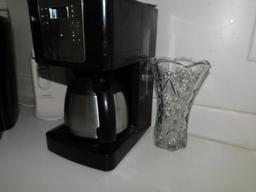 Keurig Coffee Maker, Mr. Coffee and Utensil Holder w/Contents