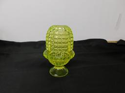 VIKING VASELINE GLASS FAIRY LAMP