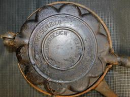 ALFRED ANDERSON & CO. CAST IRON HEART SHAPED WAFFLE IRON
