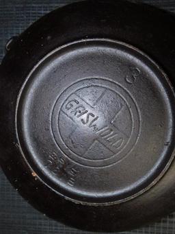 GRISWOLD CAST IRON POT NO. 3 ERIE #781B