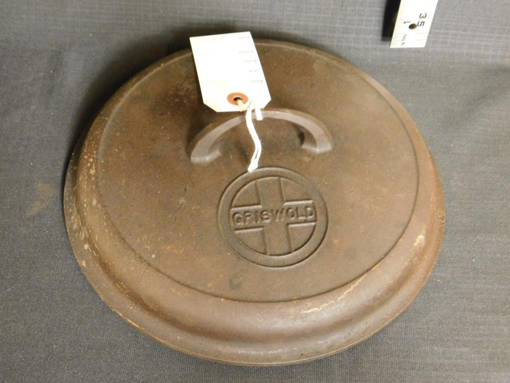 GRISWOLD CAST IRON LID, NO. 8