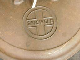 GRISWOLD CAST IRON LID, NO. 8
