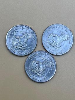 Dollar, SBA, 1979 D, 3, AU