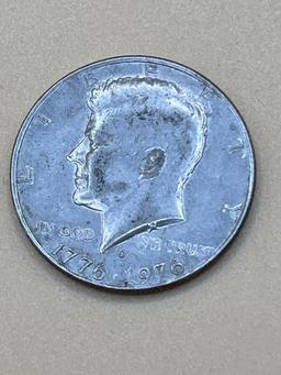 Half Dollar, 1776-1976 O, AU