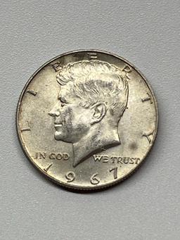 Half Dollar, 1967, AU