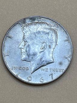 Half Dollar, 1967, AU