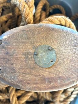 Block and Tackle with Rope