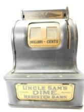 Bank, Uncle Sam's Dime Register Bank, Made In USA