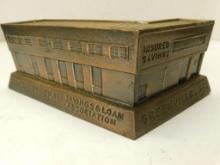Bank, First Federal Savings and Loan, Greenville, SC, Never Used, 6 1/2" Long x 2 1/4" Tall