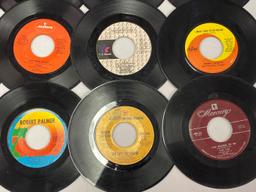 Grouping of 45's Vinyl Records