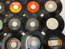 Grouping of 45's Vinyl Records