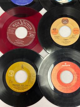 Grouping of 45's Vinyl Records