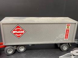 Winross McLean Trucking Co. Tractor with Double Trailers and Extra Dolly