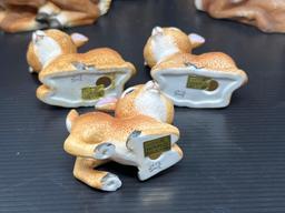 8 Deer Figures