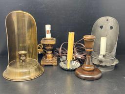 Candle Sconces, Electrified Candles