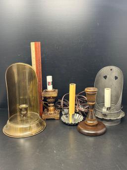 Candle Sconces, Electrified Candles