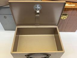 Metal & Plastic File Boxes and Cash Box
