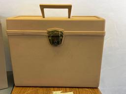 Metal & Plastic File Boxes and Cash Box