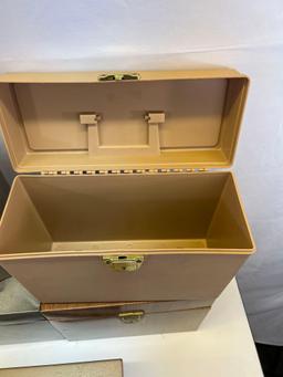 Metal & Plastic File Boxes and Cash Box
