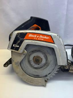 Black & Decker 7-1/4" Circular Saw and Craftsman Saber Saw