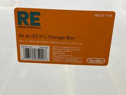 3 Sterilite Plastic Totes- No Lids