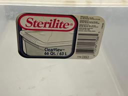 3 Sterilite Plastic Totes- No Lids
