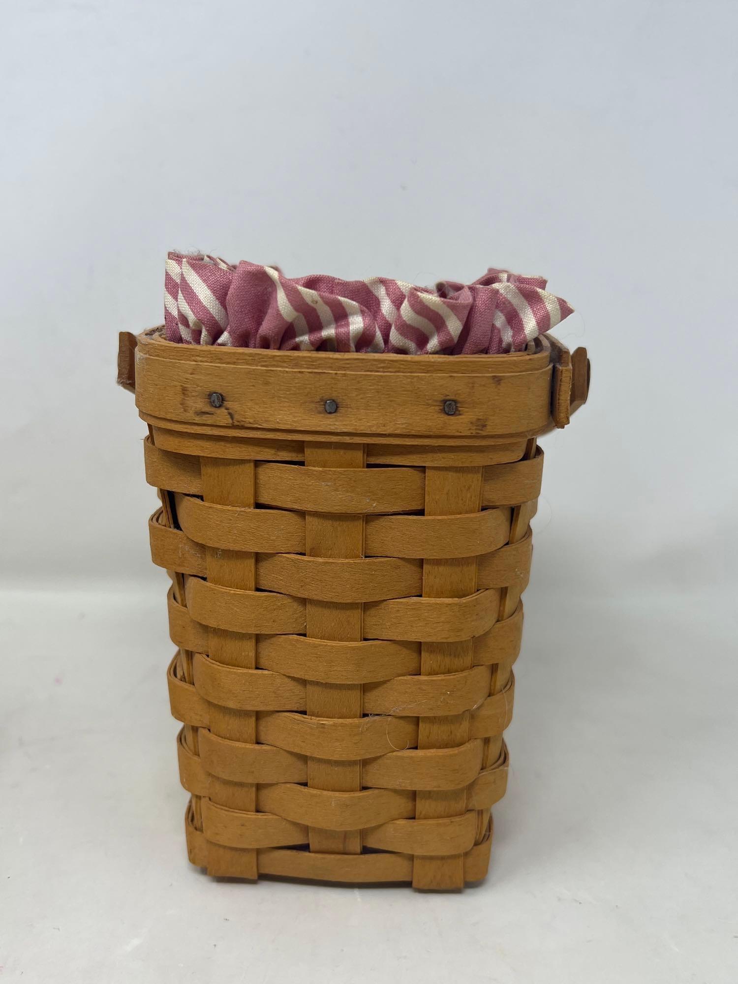 2 Natural Longaberger Baskets