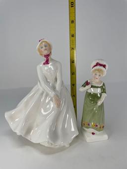 2 Royal Doulton Figures- 1983 "Mary" HN 2374 and 1975 "Ruth" HN 2799