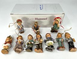 10 Goebel Figural Ornaments with Studio Hummel Box