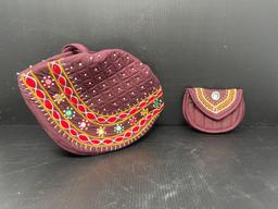Handmade in India Purse and Coin Purse